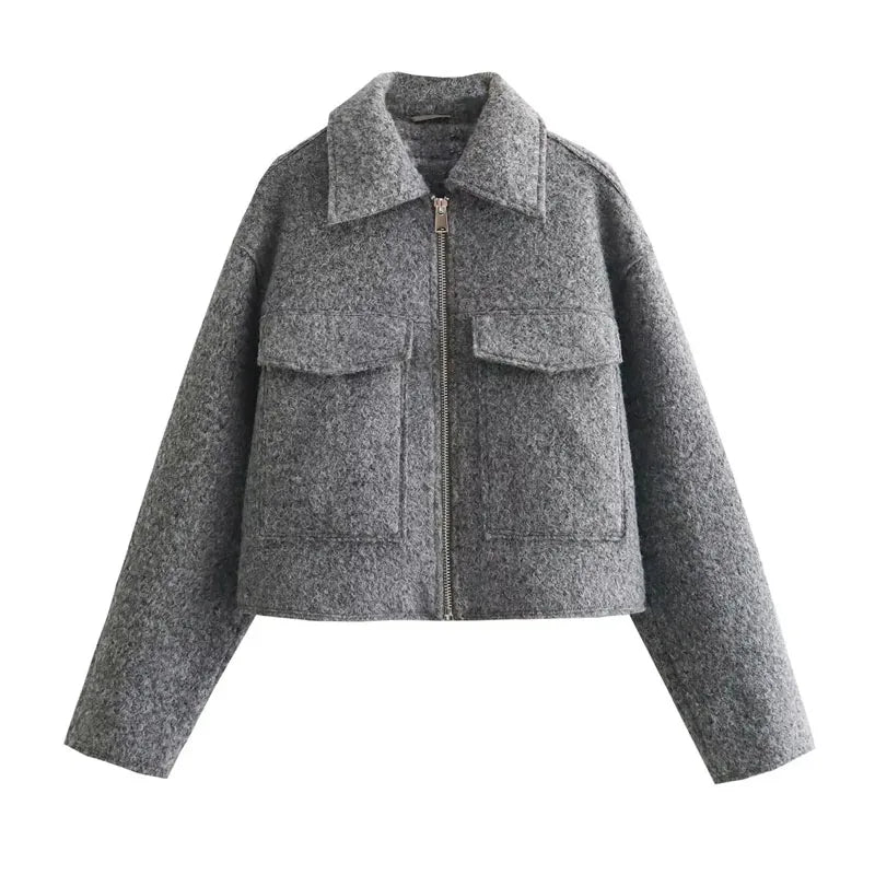 Women's Tweed Cropped Jacket