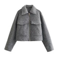 Women's Tweed Cropped Jacket