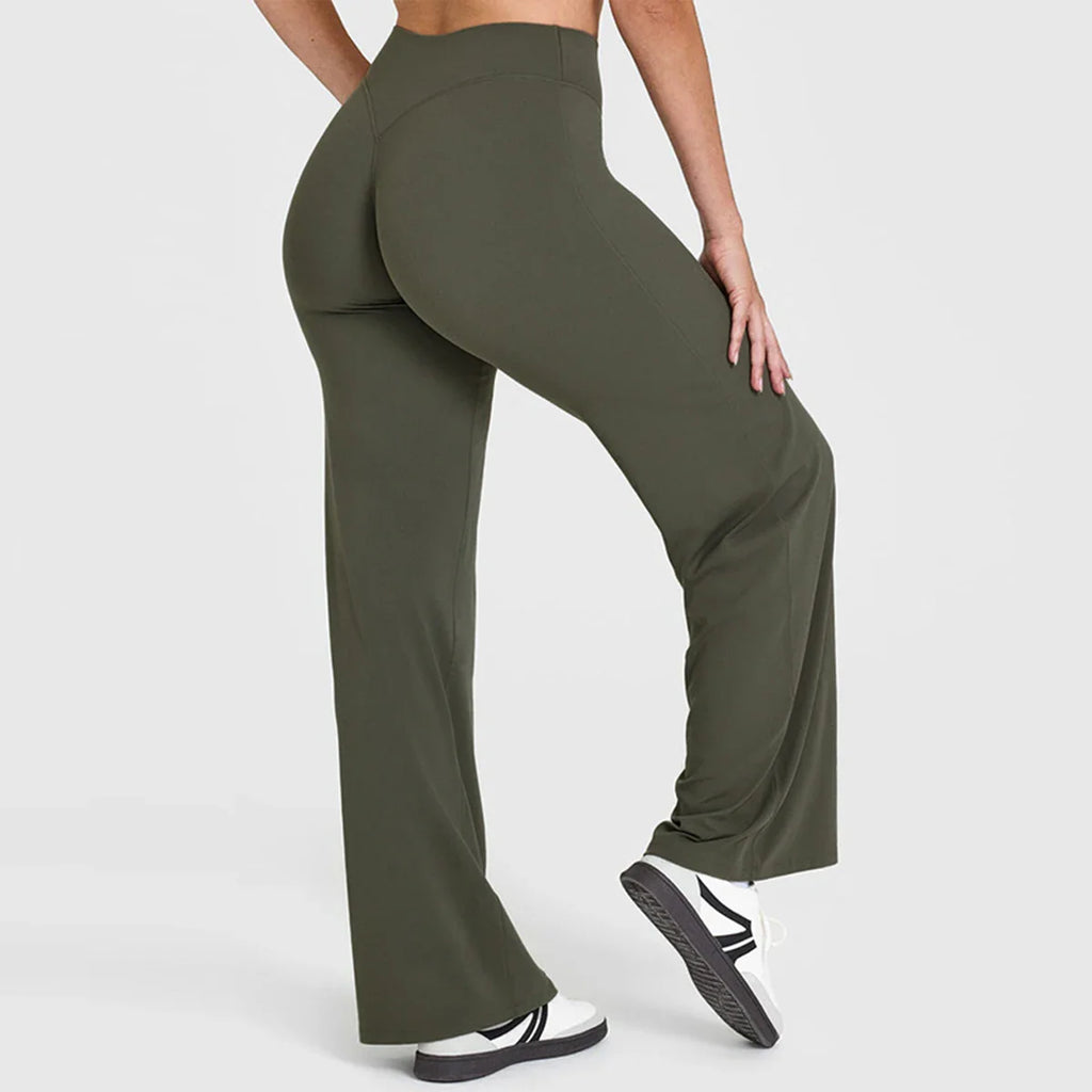 Women's Flared Wide-Leg Yoga Pants