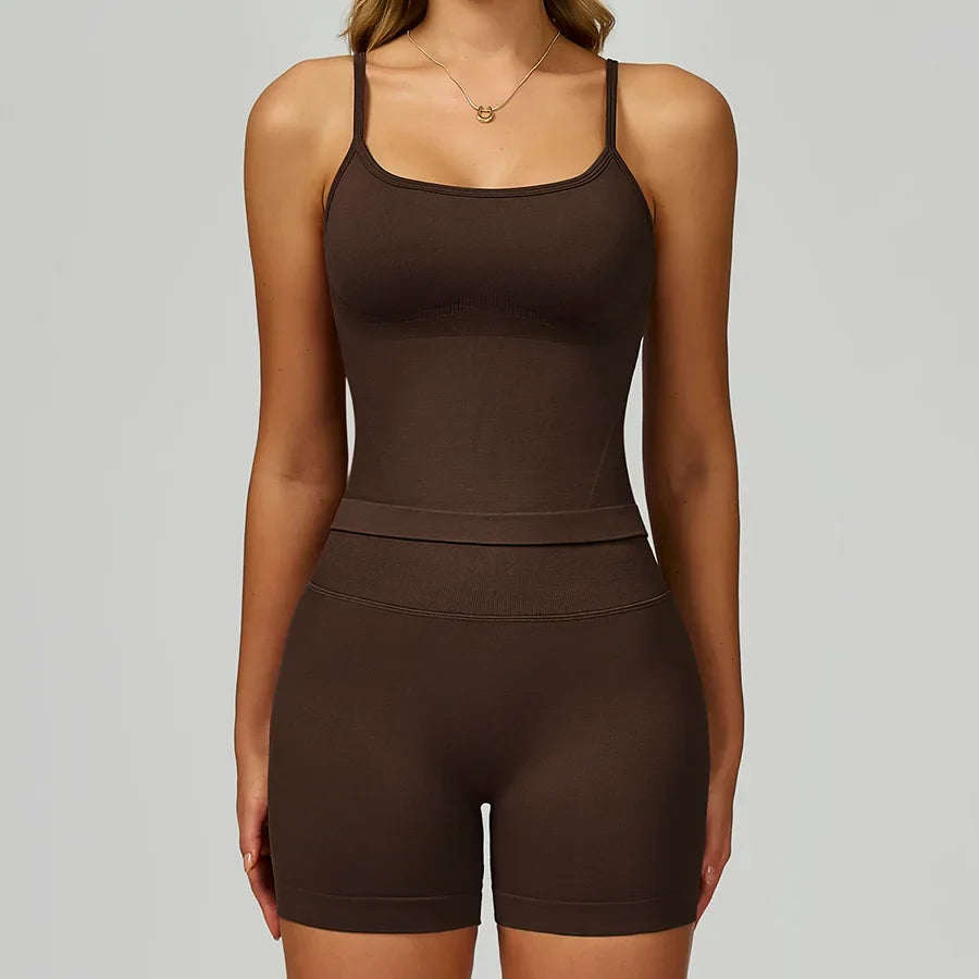 Women's 2-Piece Yoga Set - Sports Bra & Leggings Activewear
