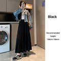 Women's Ruffled Maxi Skirt - High Waist A-Line Long Skirt