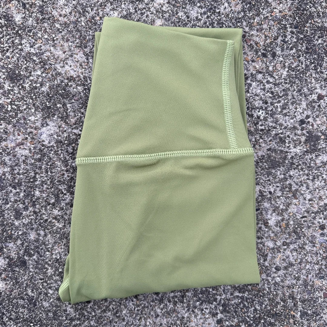 High Waist Yoga Leggings | Women's Slim Fit Butter Soft Cropped Gym Pants