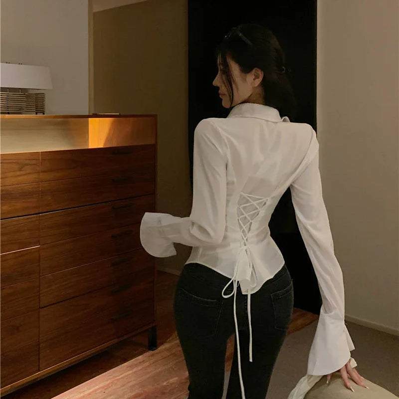 Women's Lace-Up Shirt