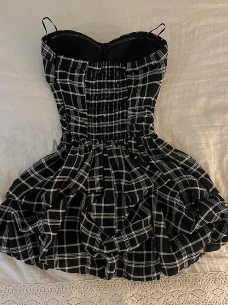 Women's Sweet Vintage Y2K Mini Dress