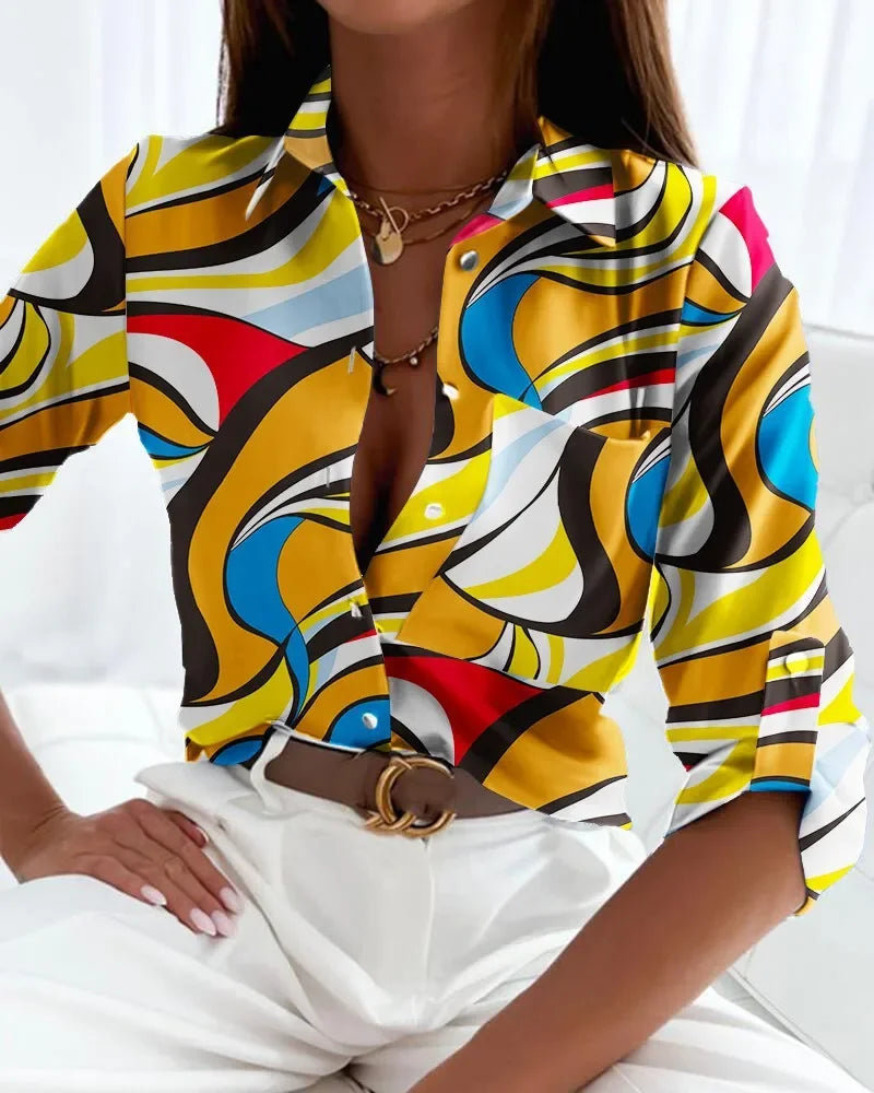 Multicolor Printed Blouse