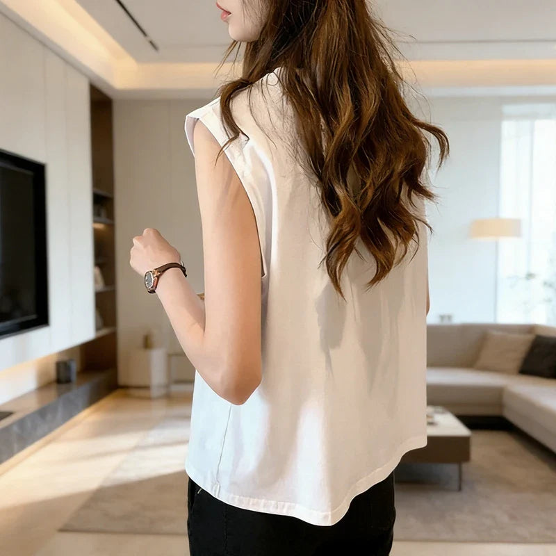 Loose Sleeveless Basic Tank Top