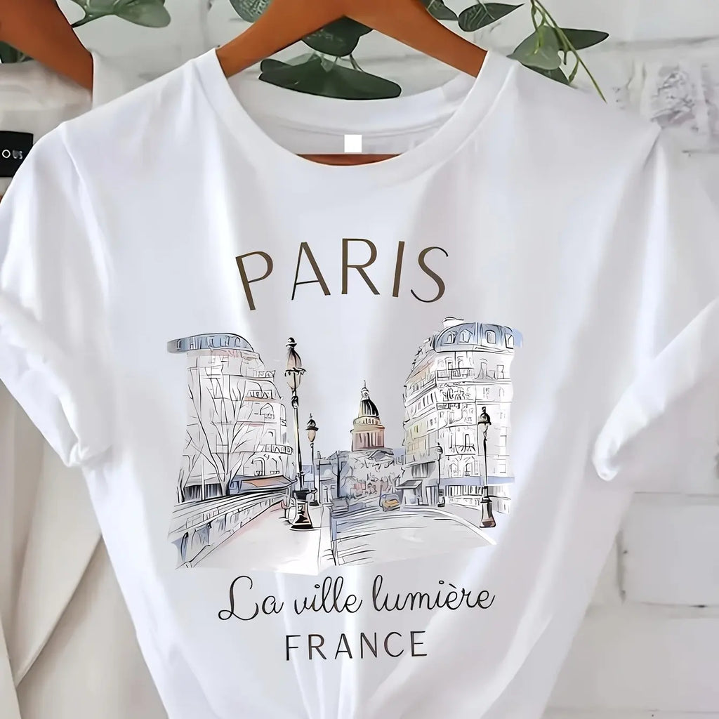 Paris Print T-Shirt