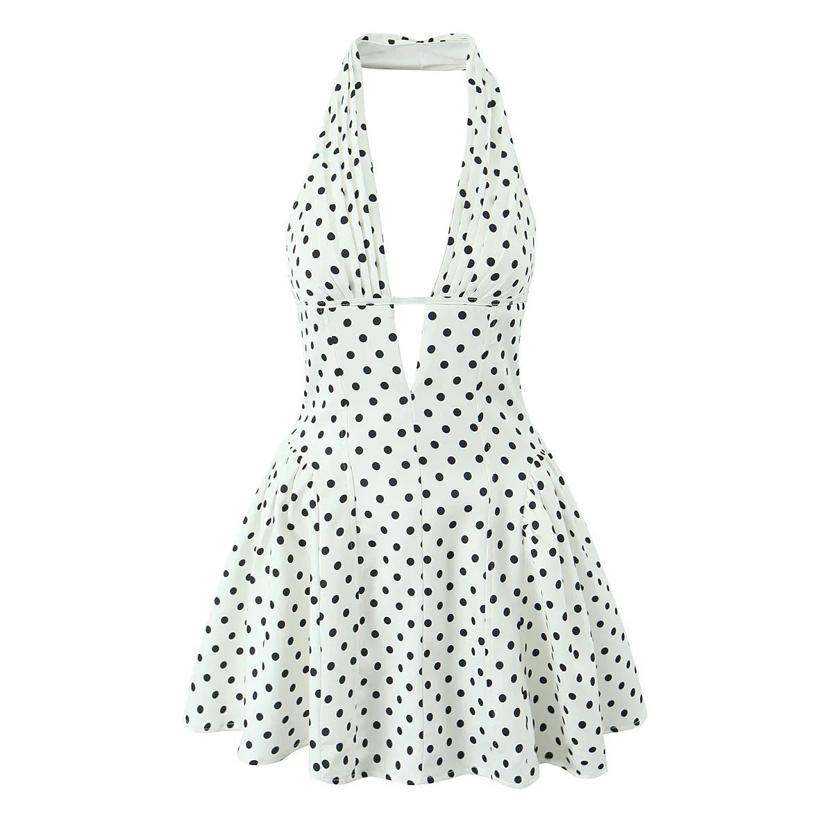 Women Sexy Backless A-line Slim Sweet Elegant Mini Dress