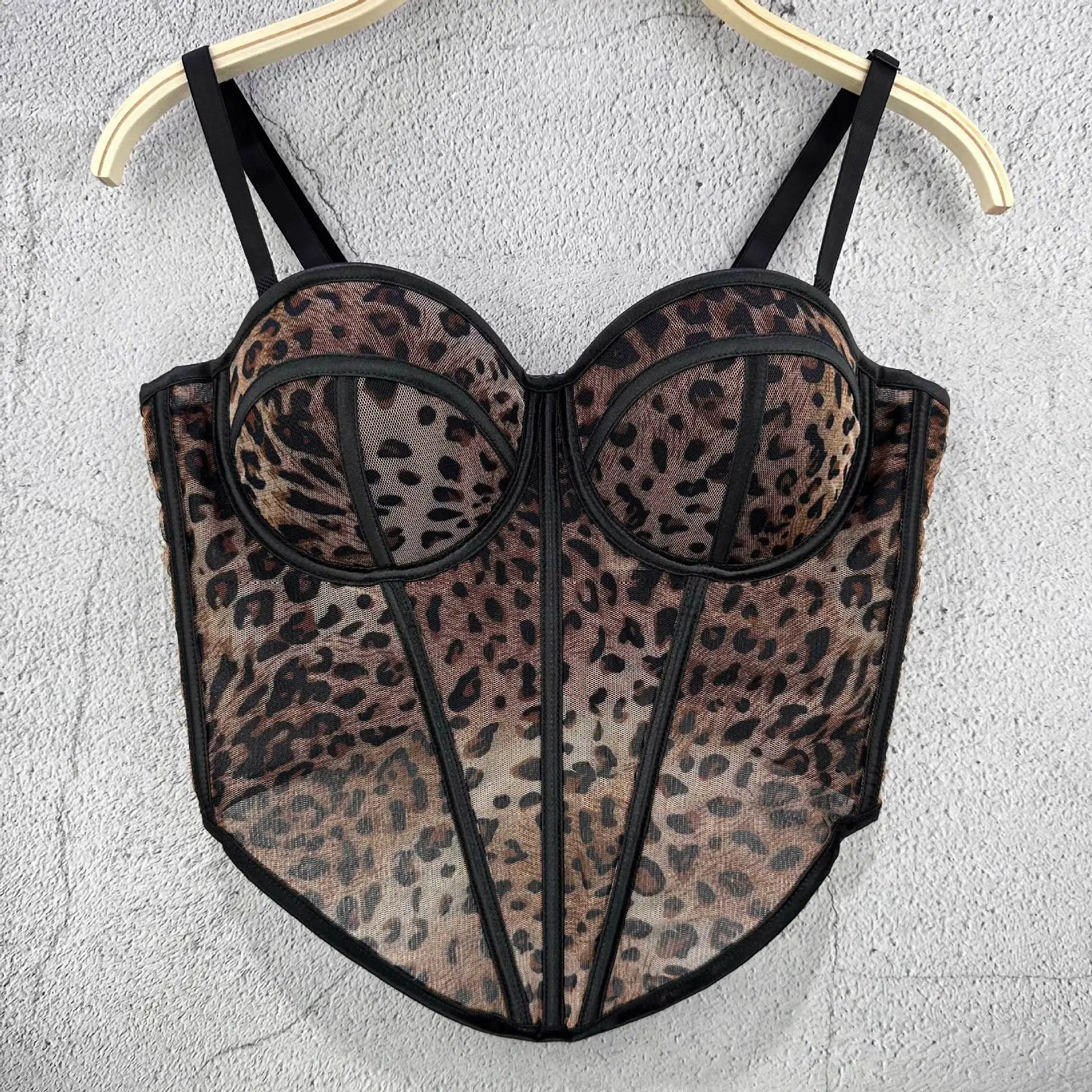 Vintage Bustier Bra Crop Tank Top