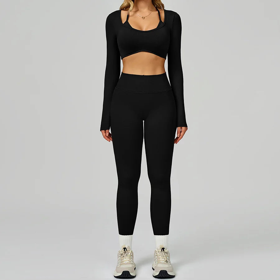 Women's 2-Piece Yoga Set - Sports Bra & Leggings Activewear