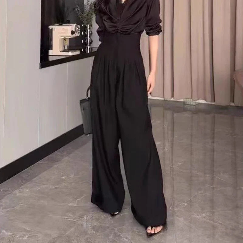 High-Waist Wide-Leg Pants