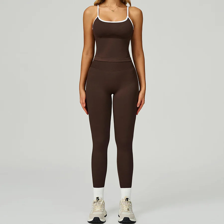 Women's 2-Piece Yoga Set - Sports Bra & Leggings Activewear