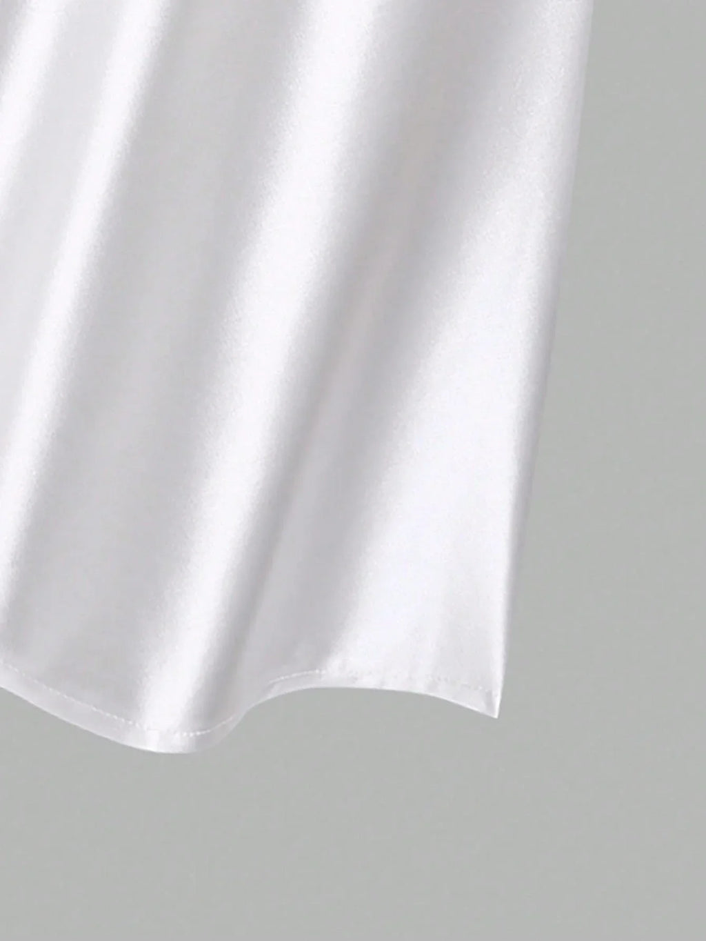 White Pleated Fishtail Skirt