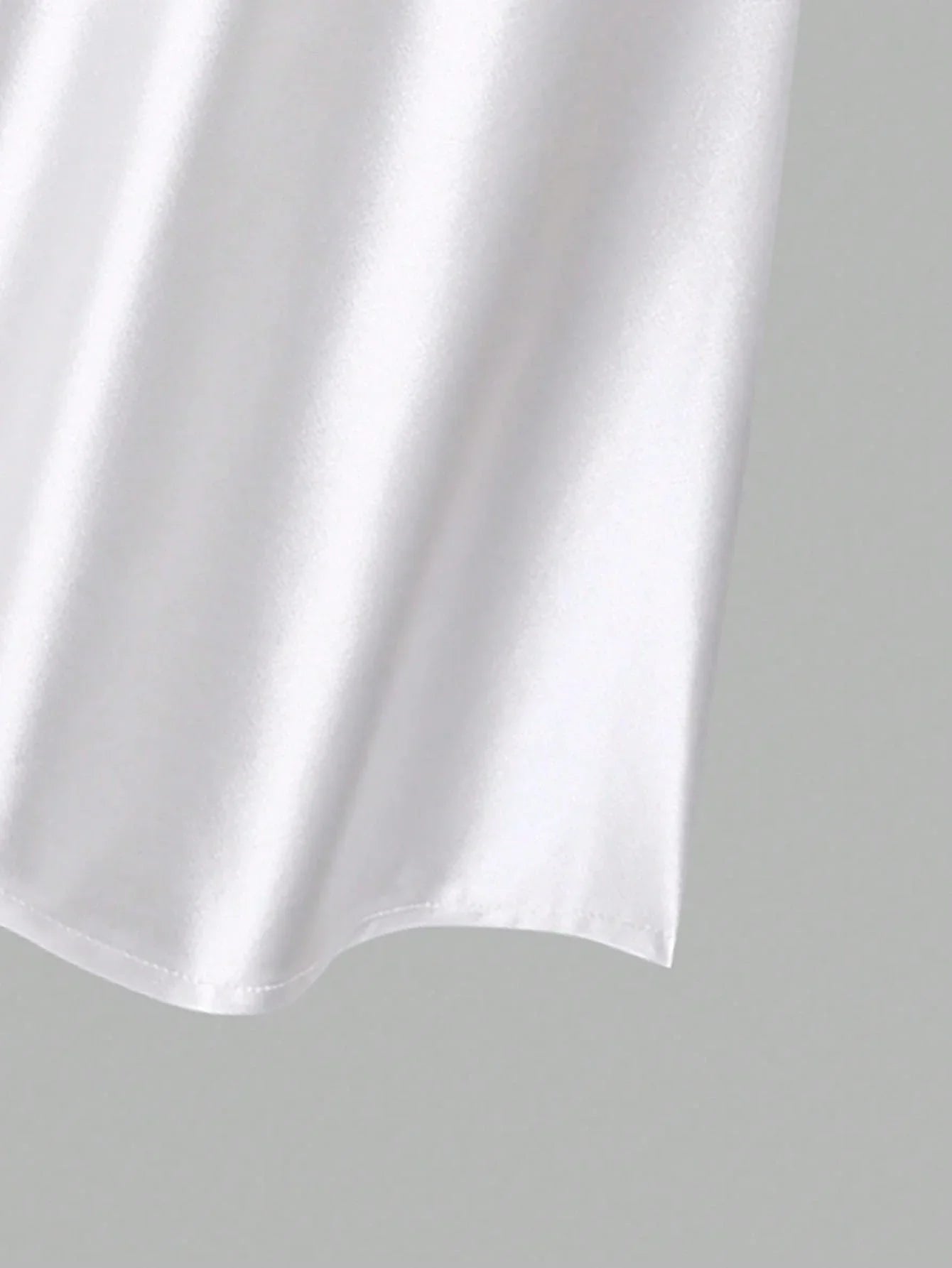 White Pleated Fishtail Skirt