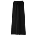 Women Merino Wool Knitted Wide Leg Pants Autumn Winter Basic Soft Warm Cashmere Knit Trousers Casual Simple Style Korean