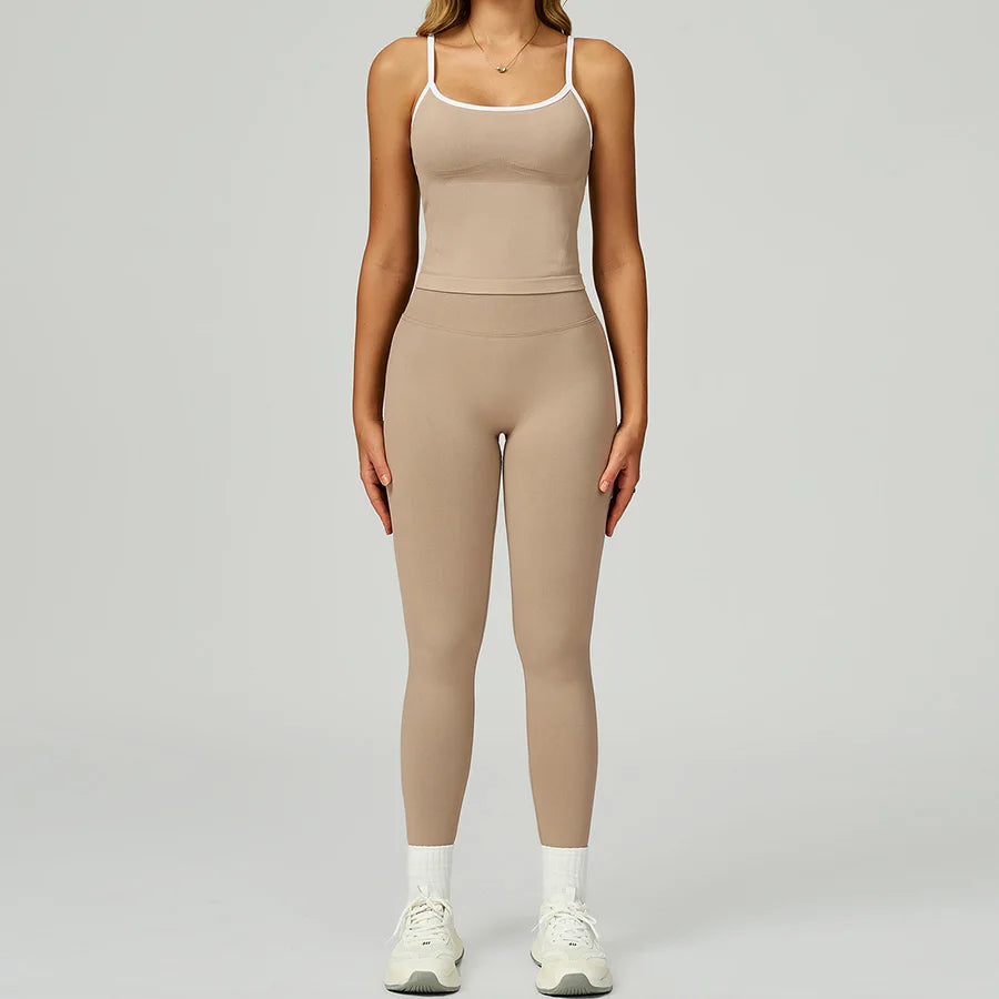 Women's 2-Piece Yoga Set - Sports Bra & Leggings Activewear