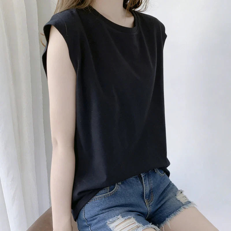 Loose Sleeveless Basic Tank Top