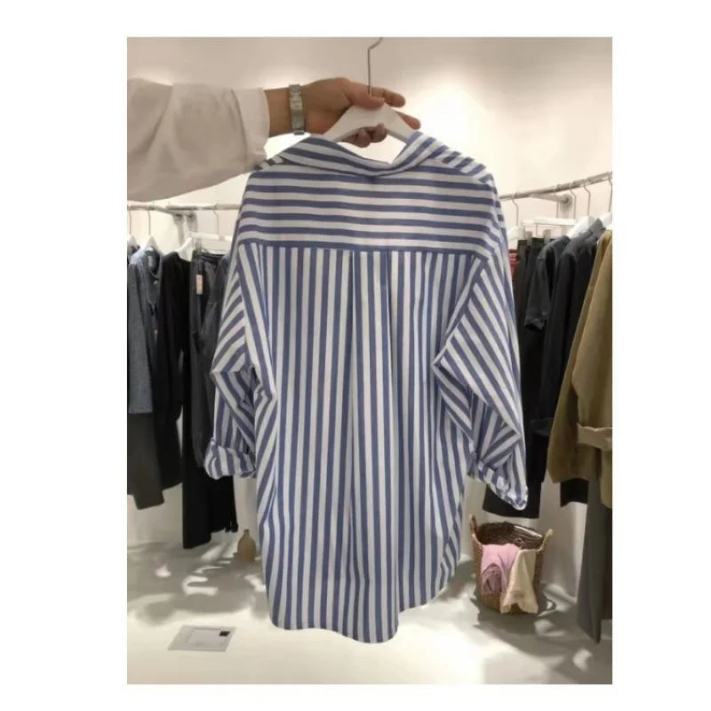 Women's Striped Polo Shirt