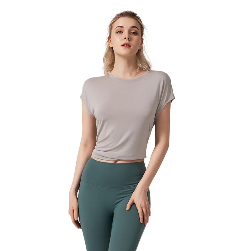 Women's Open Back Yoga Top