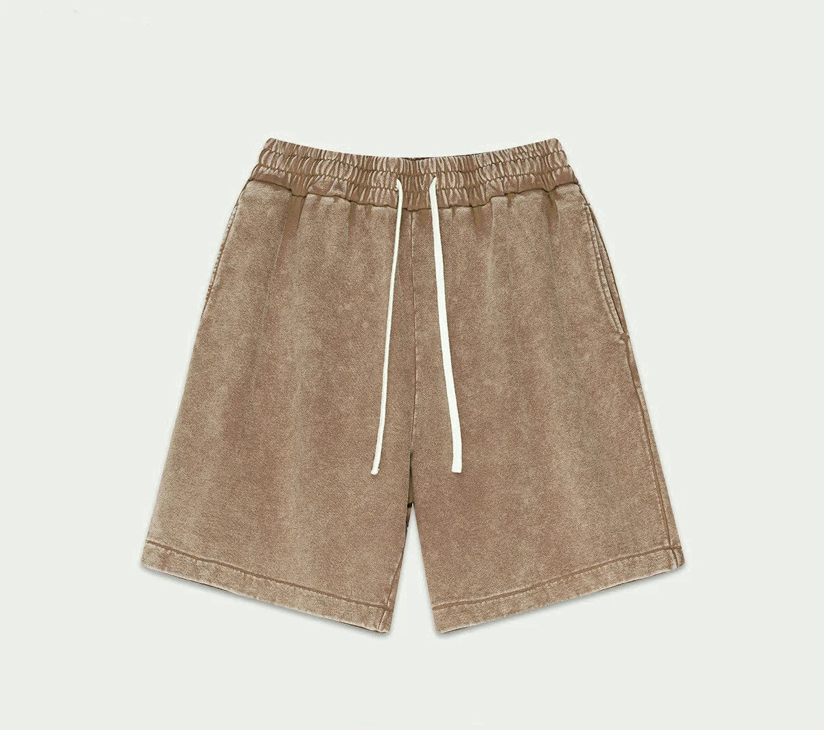 Retro Washed Hip Hop Shorts | Unisex Loose Fit Casual Sports 3/4 Pants