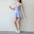 Women's Tennis Dress - Sleeveless Athletic Sport Dress