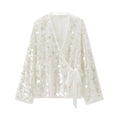 Women's Sequin Kimono Jacket
