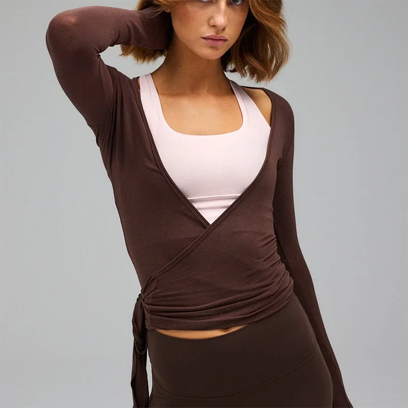 Cross Wrap Yoga Crop Top