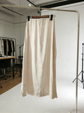 Acetic Satin Fishtail Skirt Woman Korean Fashion Elastic High Waist Skirts for Women Spring/Summer 2024 New Chic Lady Skirts