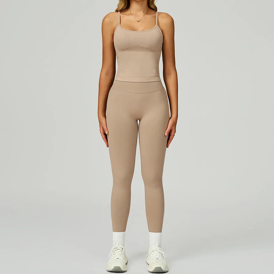 Women's 2-Piece Yoga Set - Sports Bra & Leggings Activewear