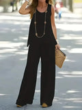 Women's Tank Top and Wide Leg Pants Set