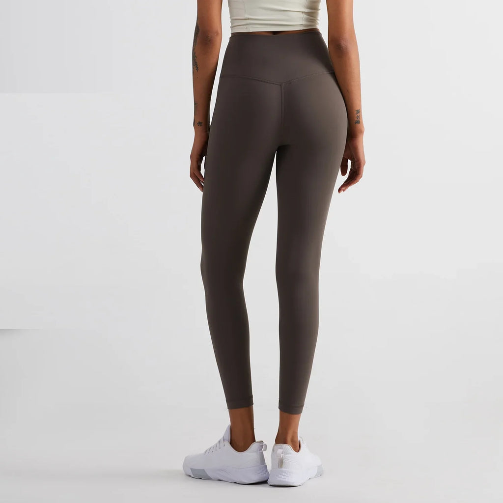High Waist Yoga Leggings | Women's Slim Fit Butter Soft Cropped Gym Pants