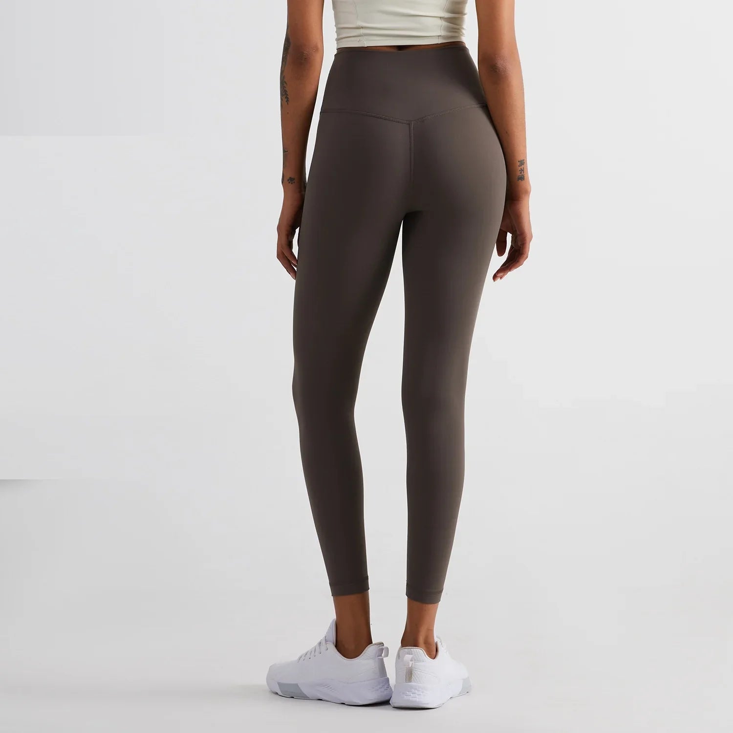 High Waist Yoga Leggings | Women's Slim Fit Butter Soft Cropped Gym Pants