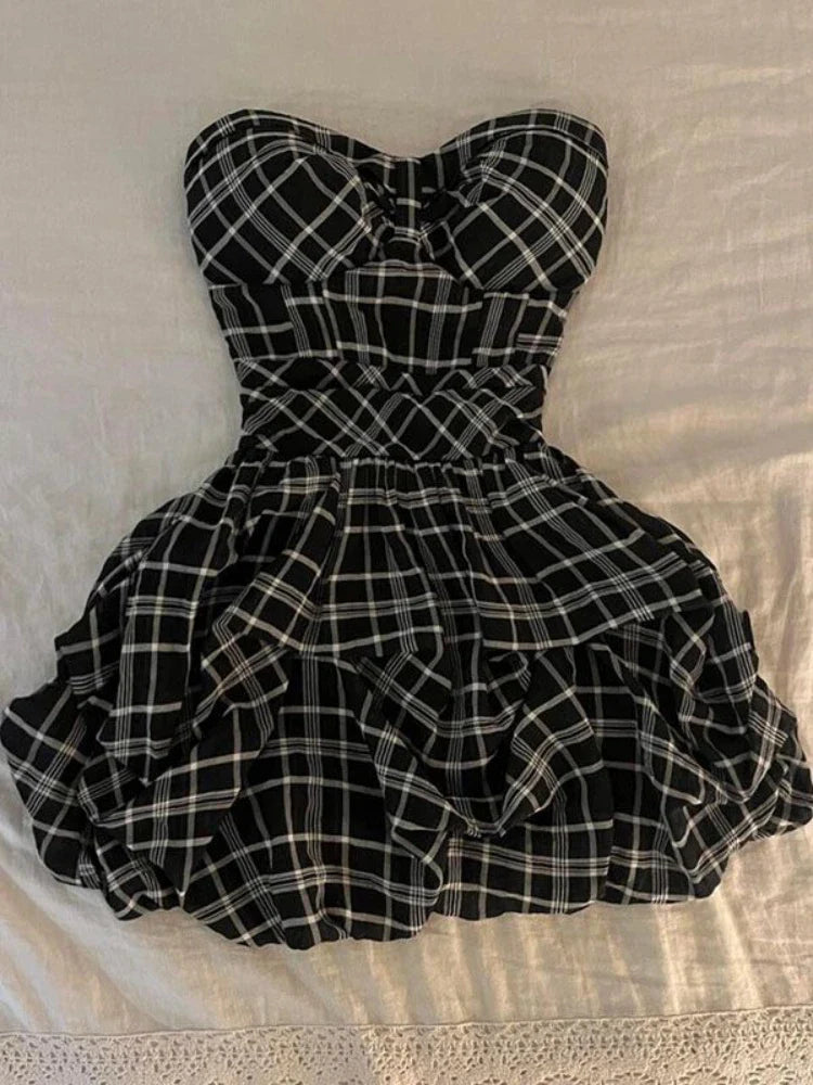 Women's Sweet Vintage Y2K Mini Dress