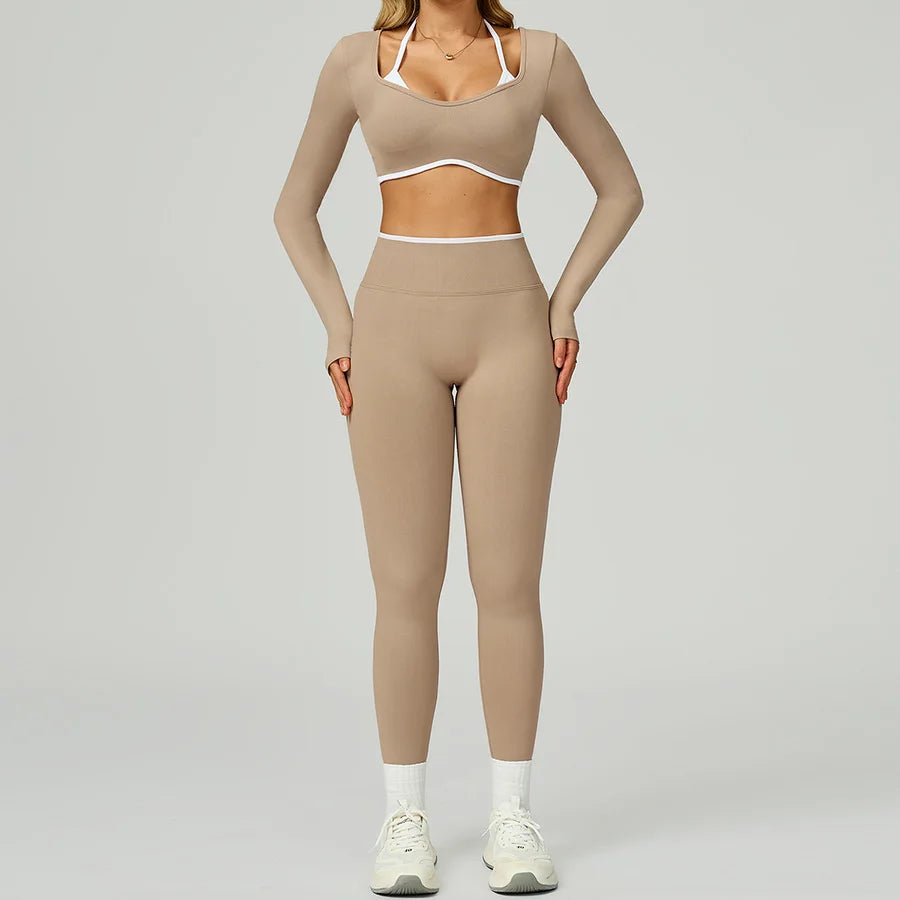 Women's 2-Piece Yoga Set - Sports Bra & Leggings Activewear