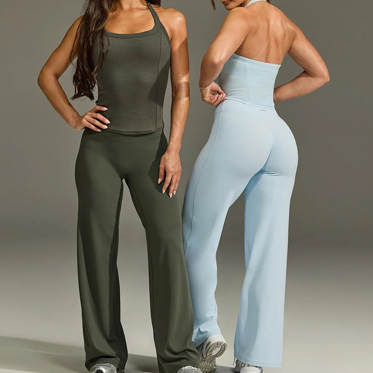 Women's Flared Wide-Leg Yoga Pants