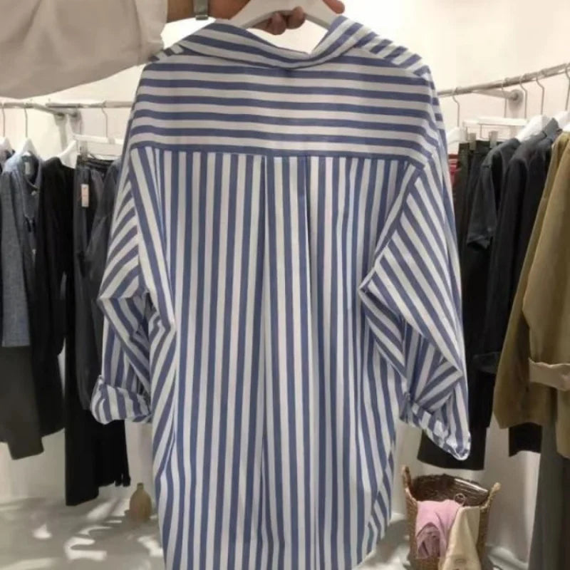 Women's Striped Polo Shirt